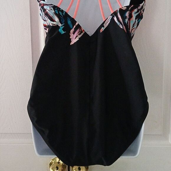 Zelos multicolor one pice bathing suit swim suit Sz L  NWOT - Picture 5 of 9
